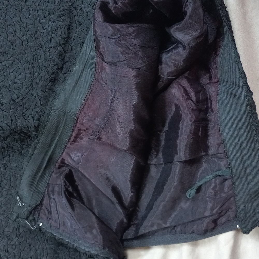Vintage grosgrain ribbons skirt.  minimalist - Picture 4 of 6